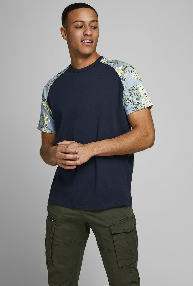 JACK AND JONES TROPIC RAGLAN TEE
