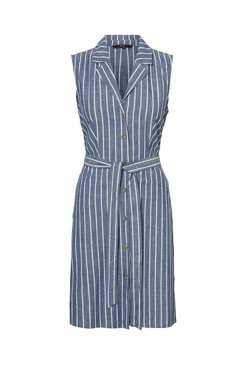 SANDY BUTTON SHORT DRESS