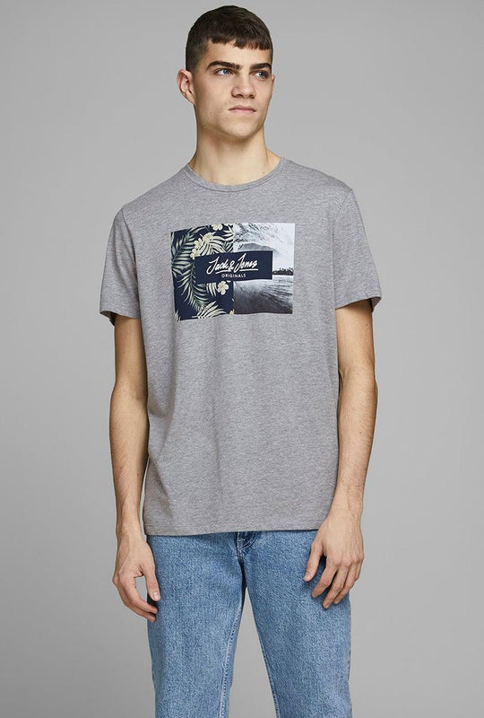 JACK AND JONES TROPIC I CREW NECK TEE