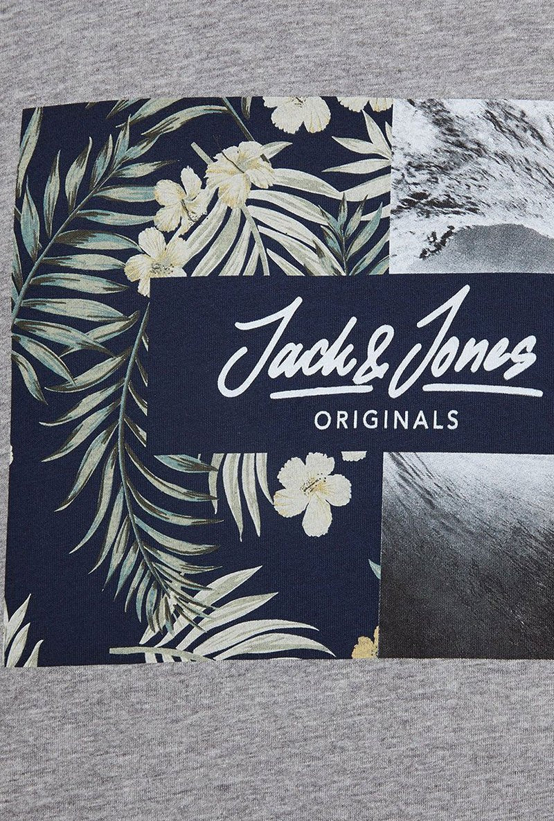 JACK AND JONES TROPIC I CREW NECK TEE