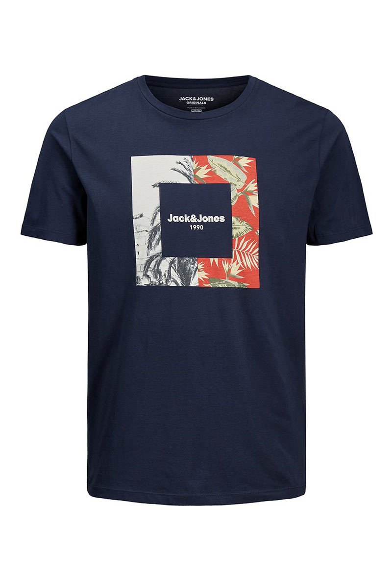 JACK AND JONES TROPIC II CREW NECK TEE