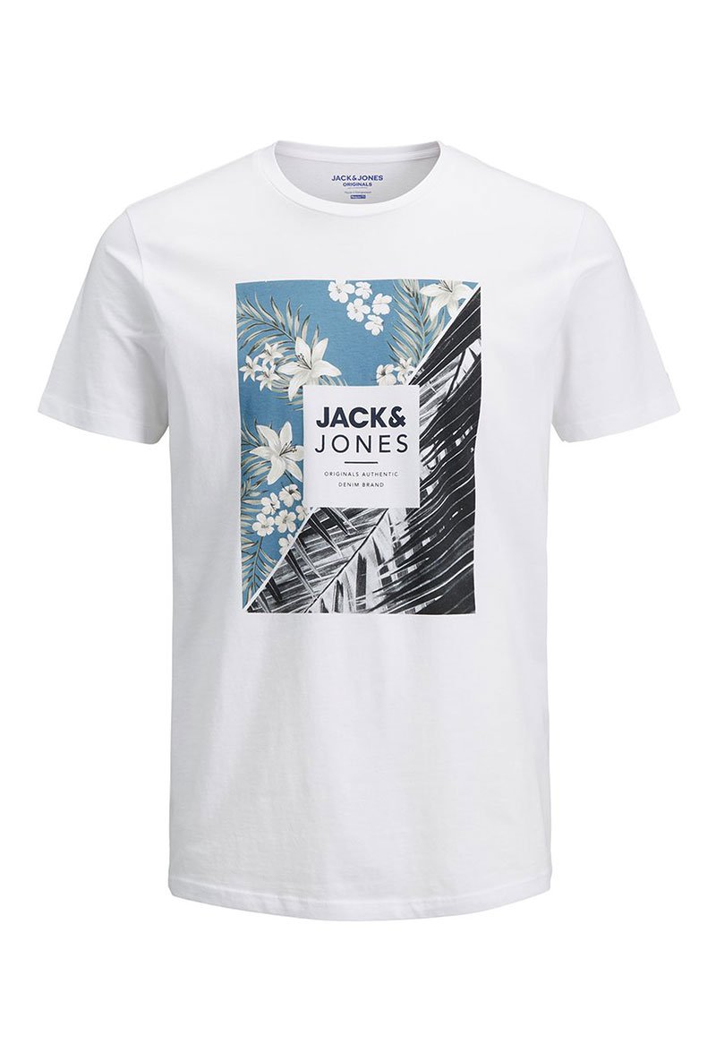 JACK AND JONES TROPIC III CREW NECK TEE