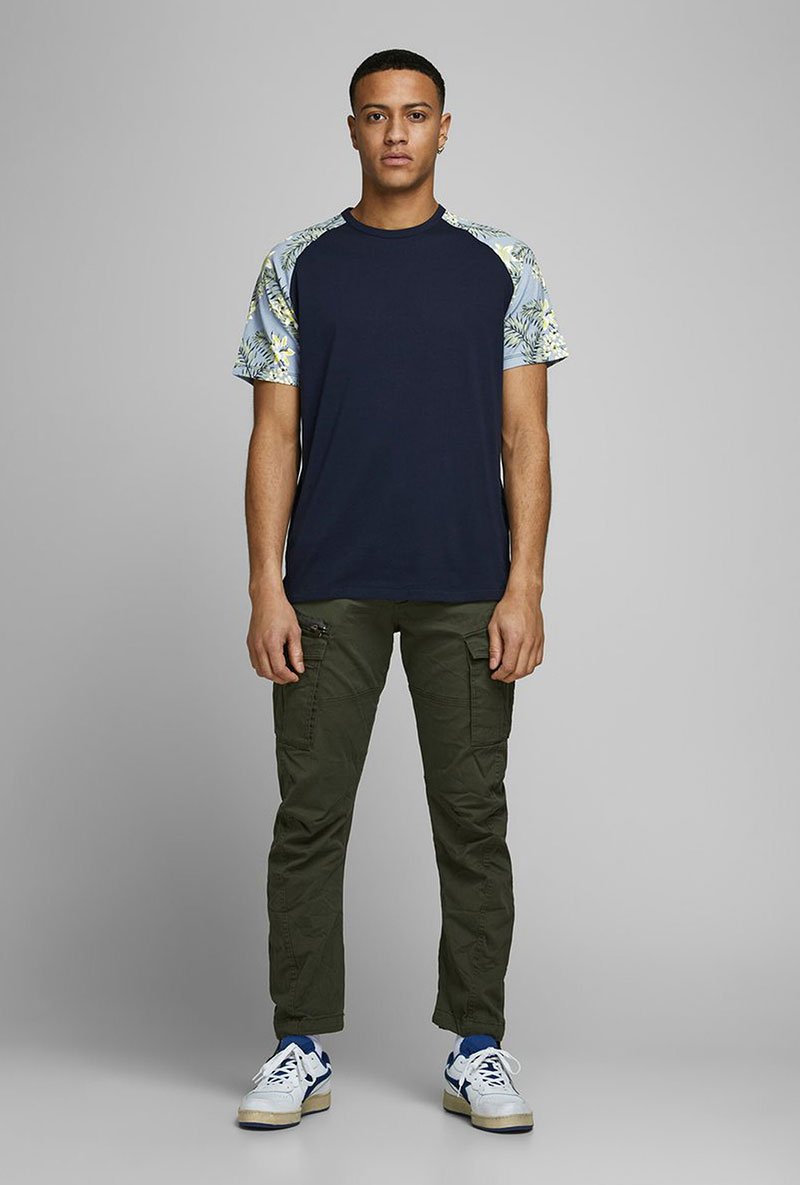JACK AND JONES TROPIC RAGLAN TEE