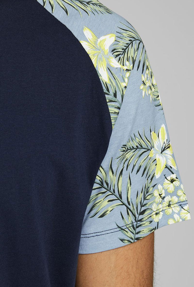 JACK AND JONES TROPIC RAGLAN TEE