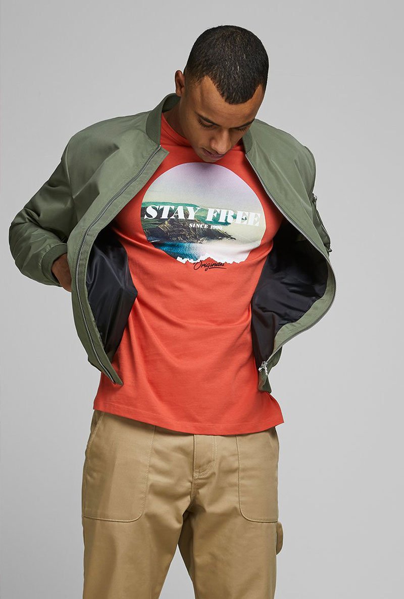 JACK AND JONES STAY FREE TEE