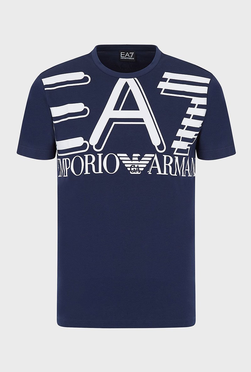 EA7 MAXI LOGO JERSEY TSHIRT