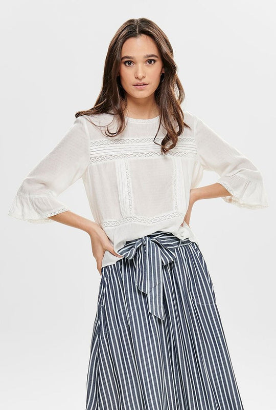 ONLY ANEMONE 3/4  FLAIRED TOP