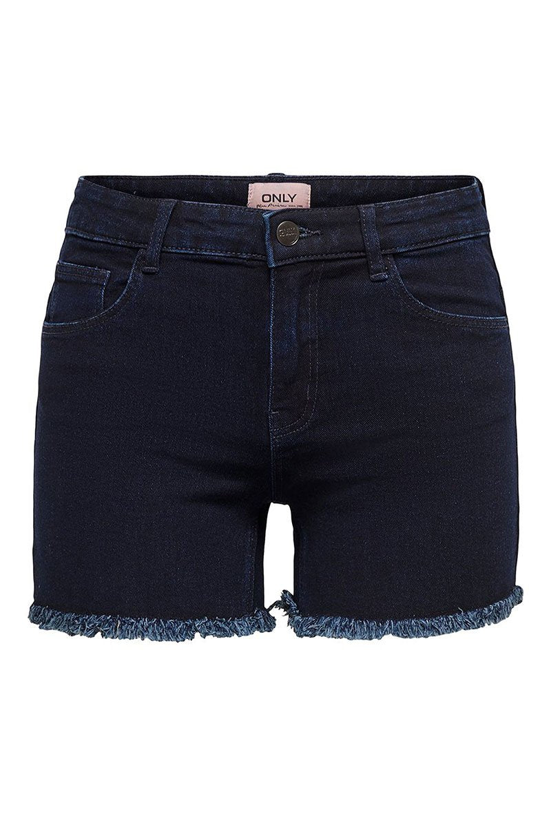 ONLY SUN DARK DENIM SHORTS