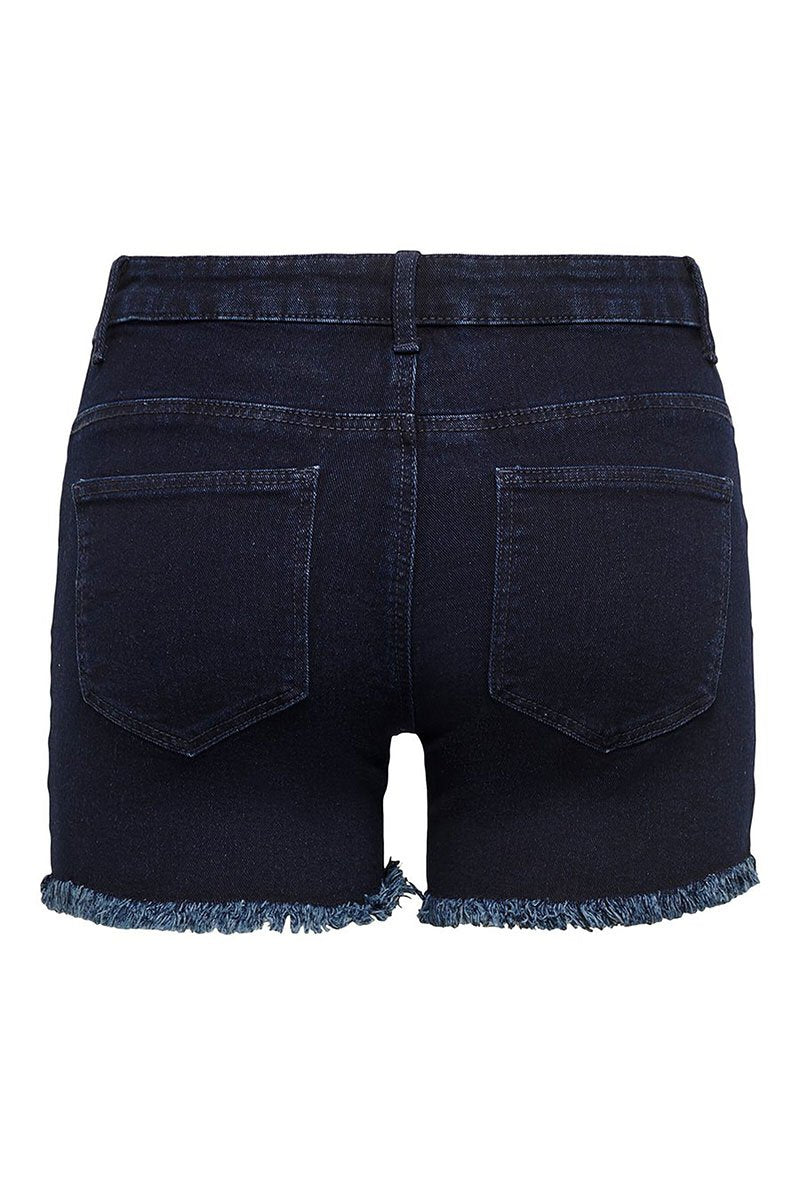 ONLY SUN DARK DENIM SHORTS