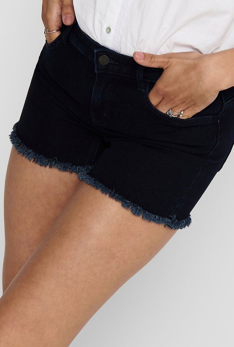 ONLY SUN DARK DENIM SHORTS