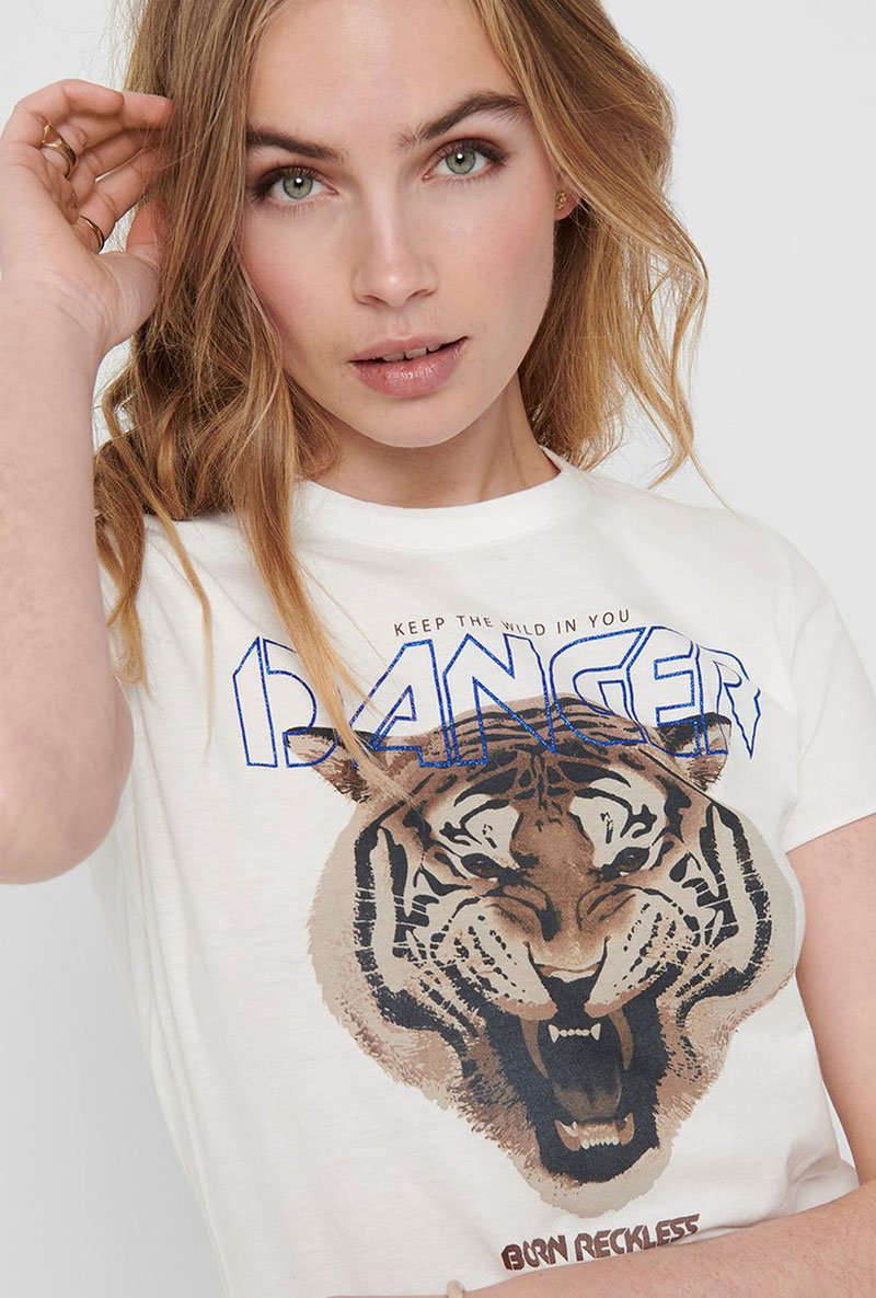 ONLY DANGER ANIMAL PRINT TEE