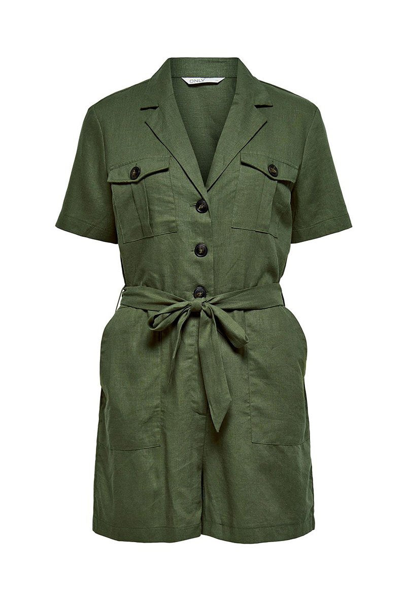 ONLY HAILEY LINEN PLAYSUIT