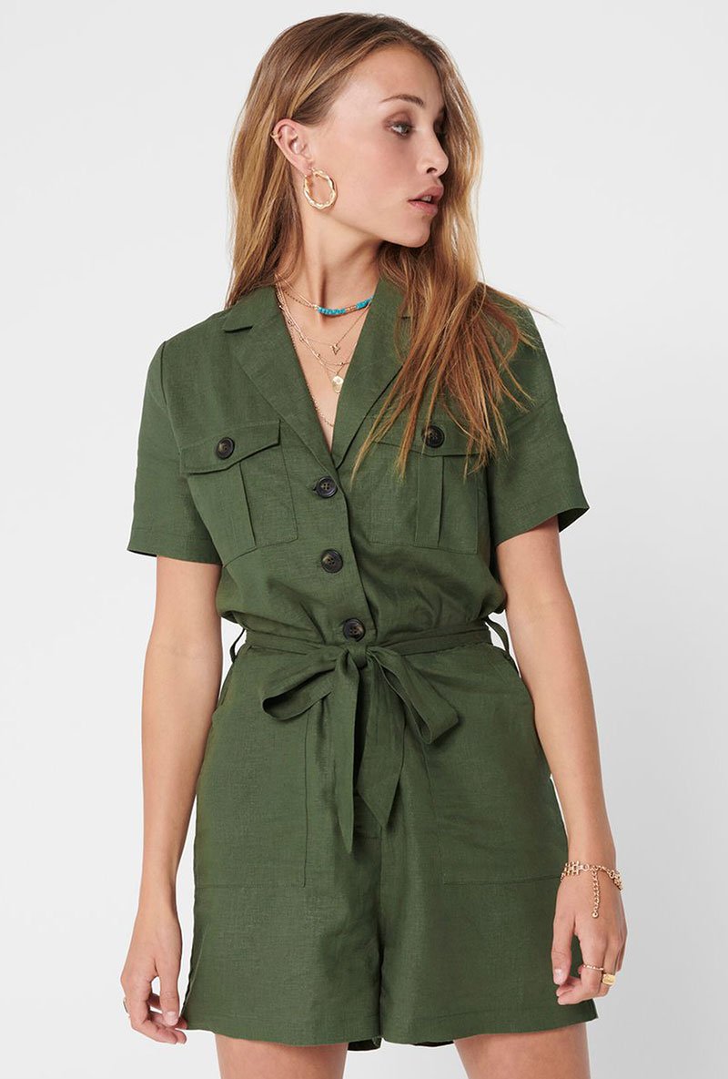 ONLY HAILEY LINEN PLAYSUIT