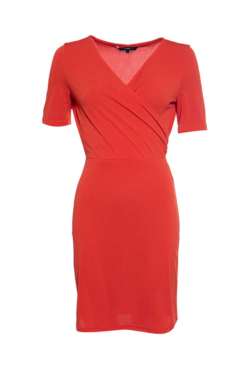 DANCE SHORT WRAP DRESS