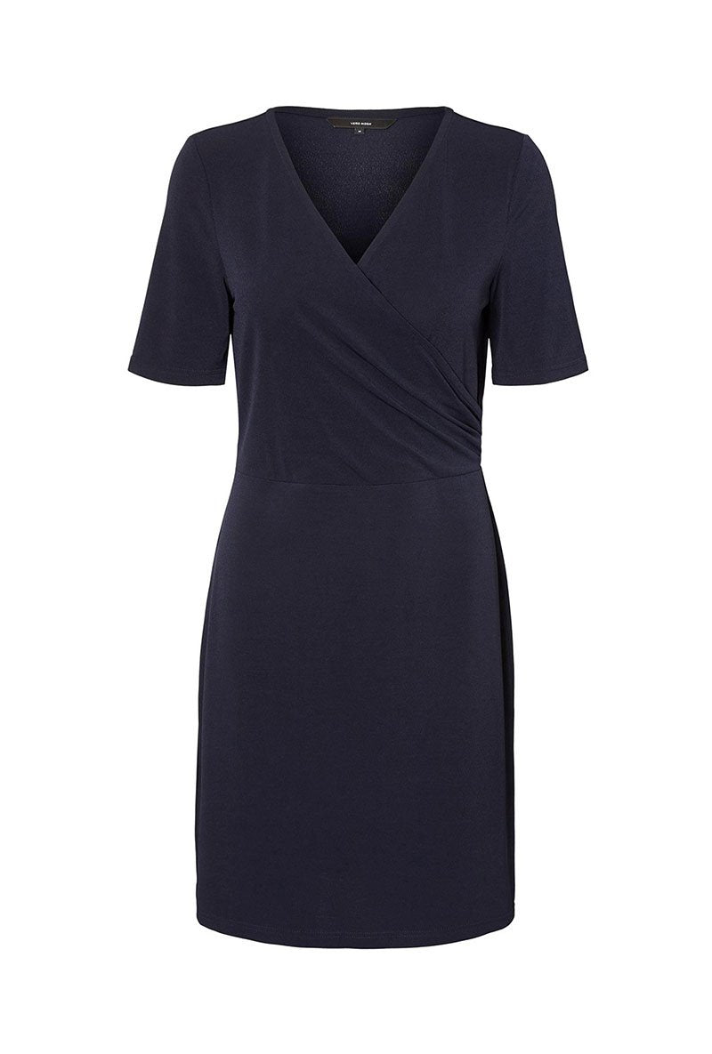DANCE SHORT WRAP DRESS
