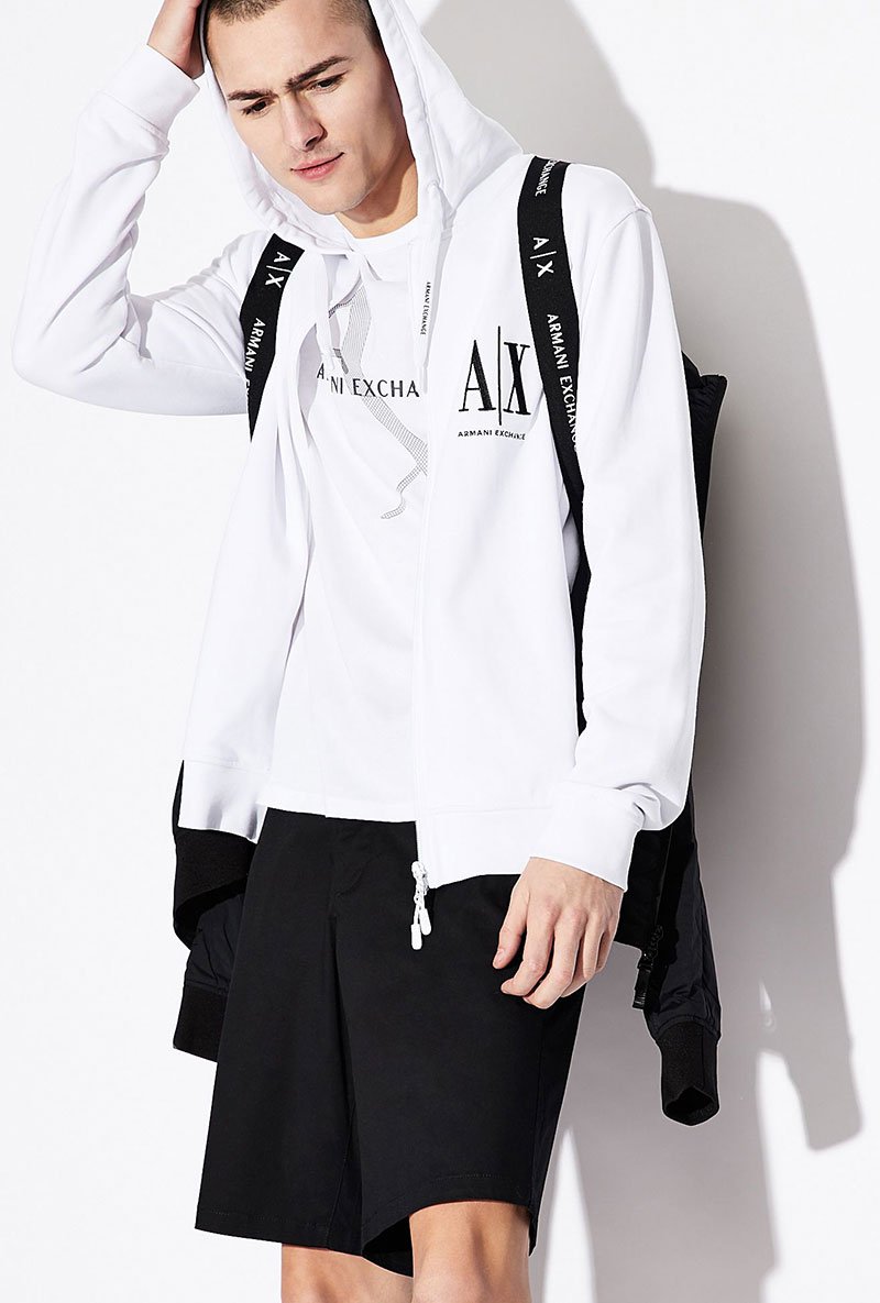 ARMANI EXCHANGE CLASSIC DIAGONAL TEE