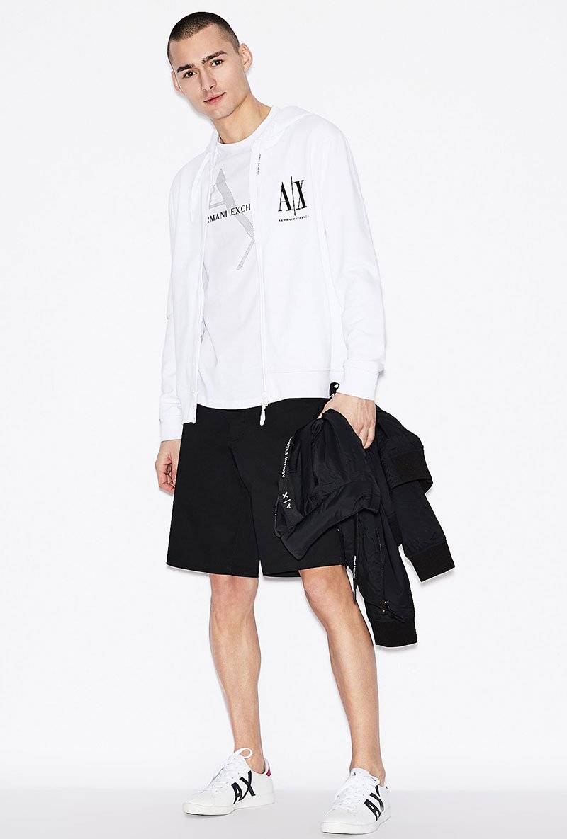 ARMANI EXCHANGE CLASSIC DIAGONAL TEE