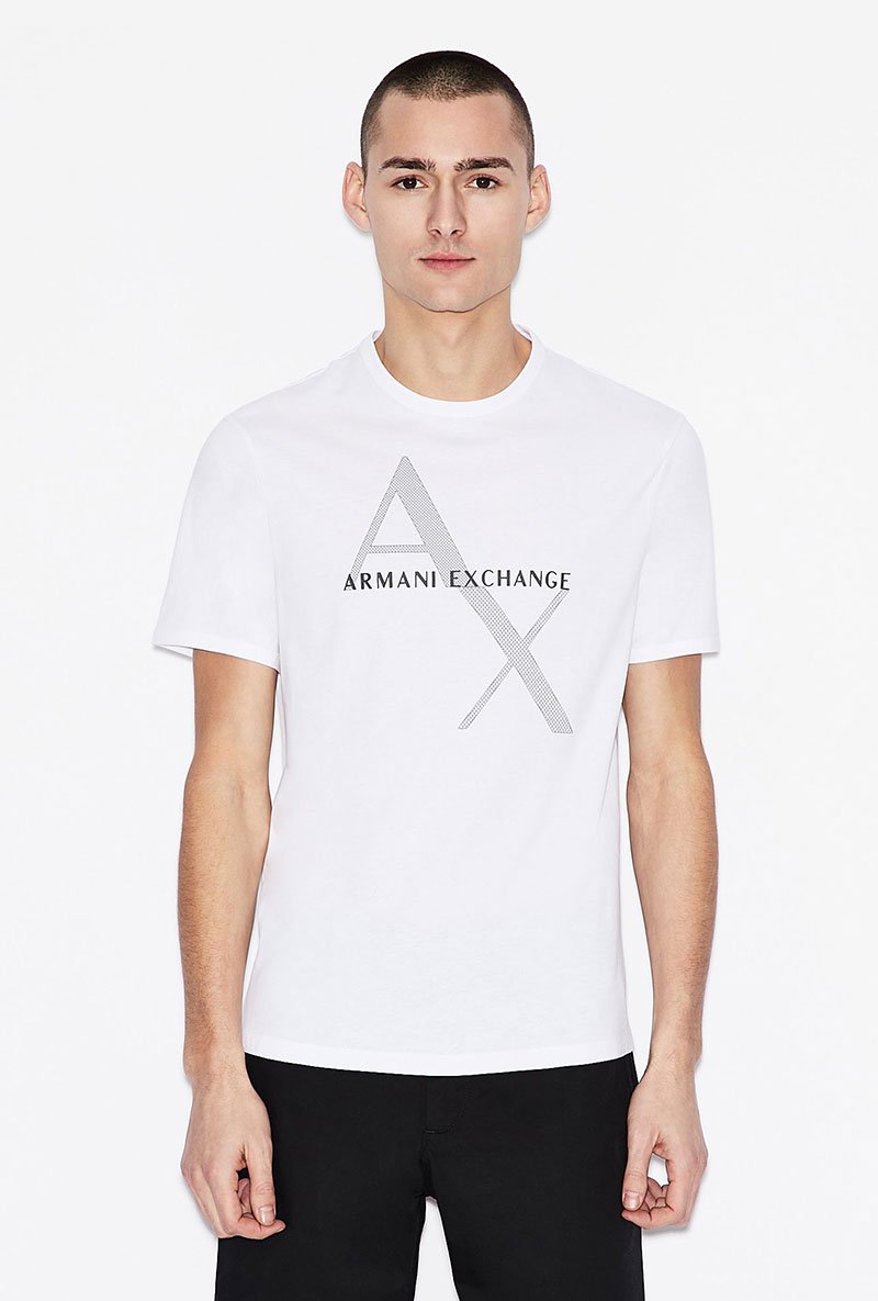 ARMANI EXCHANGE CLASSIC DIAGONAL TEE