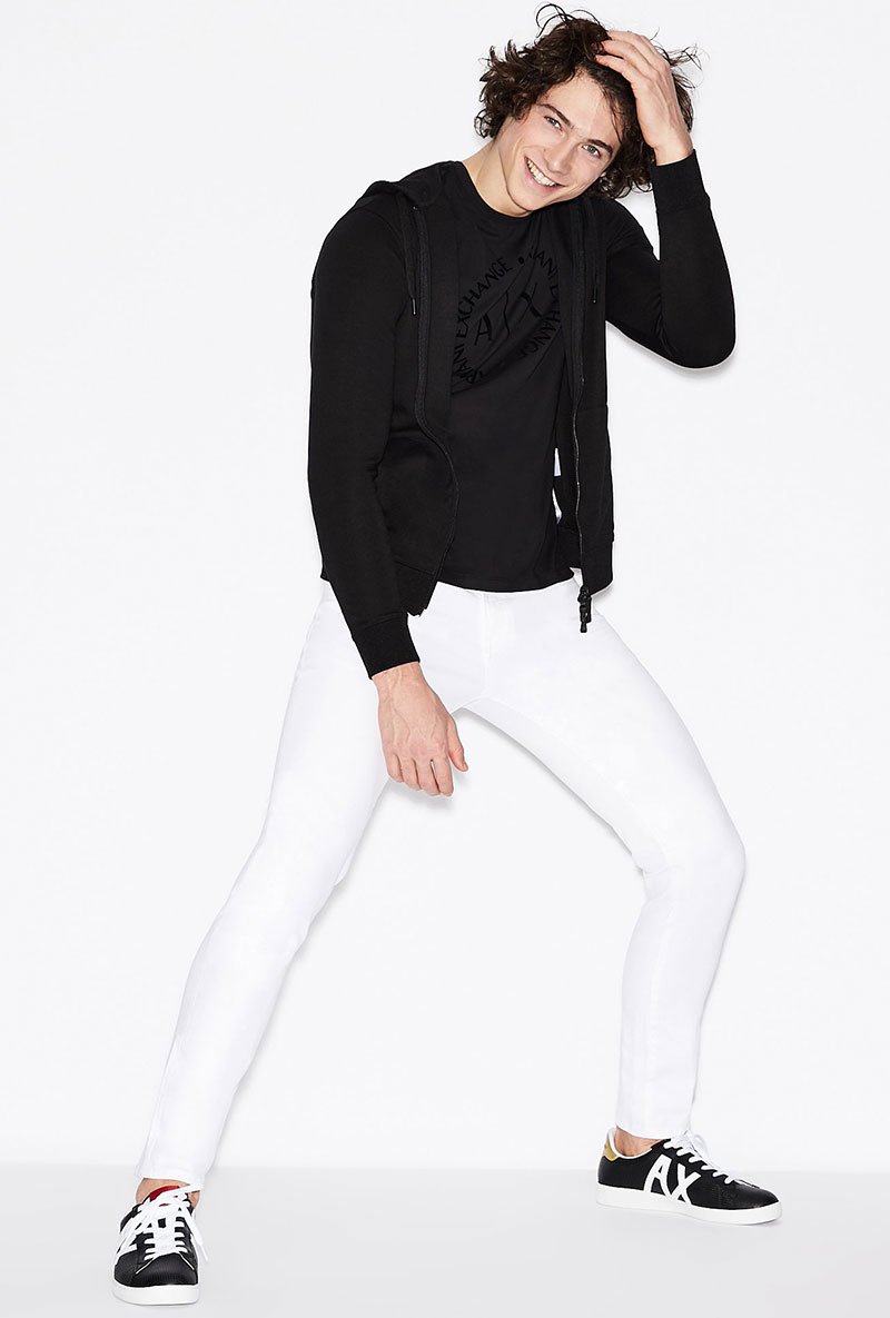 ARMANI EXCHANGE TONE ON TONE LOGO