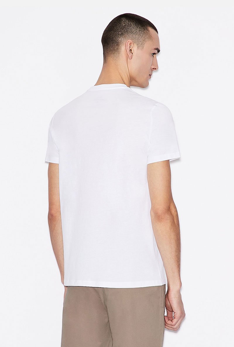ARMANI EXCHANGE LETTERING LOGO TEE