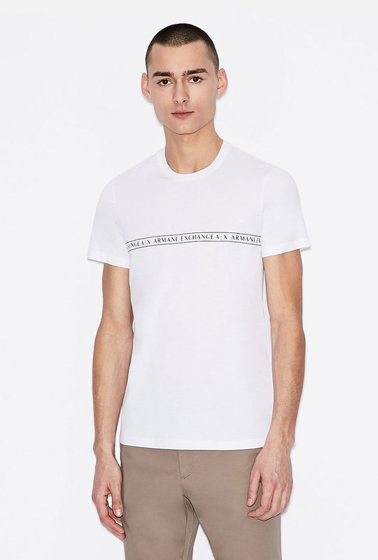 ARMANI EXCHANGE LETTERING LOGO TEE