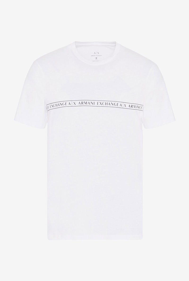ARMANI EXCHANGE LETTERING LOGO TEE