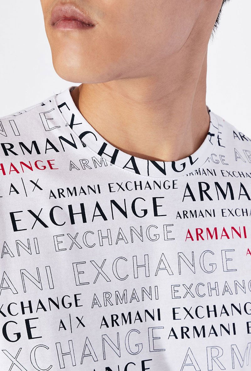 ARMANI EXCHANGE AOP TEE