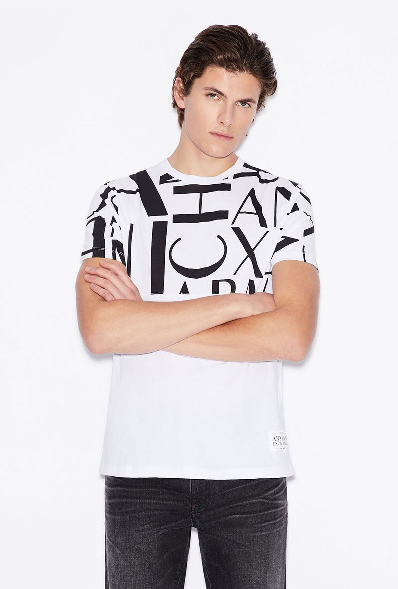 ARMANI EXCHANGE UPPER LOGO TSHIRT