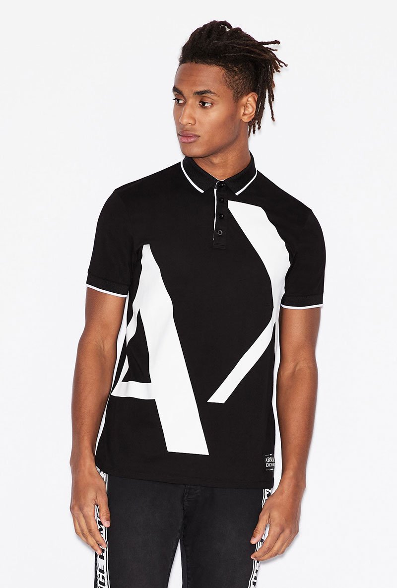 ARMANI EXCHANGE LOGO POLO