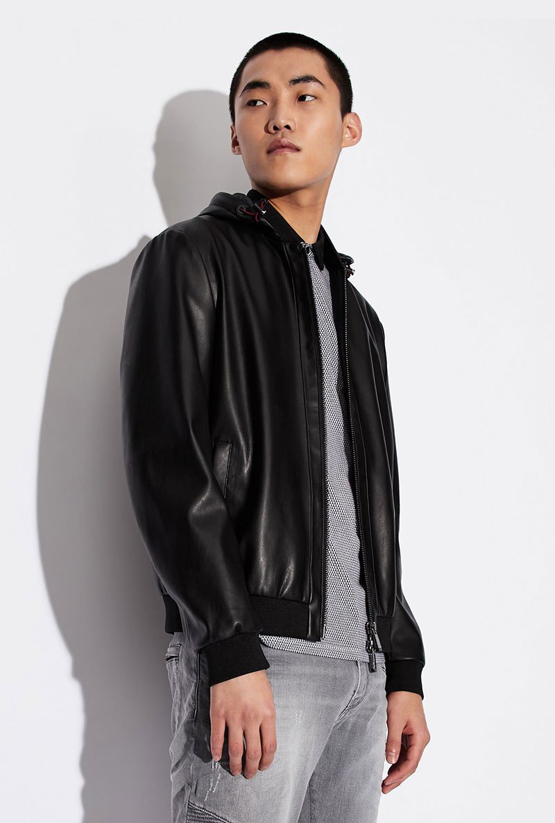 ARMANI EXCHANGE 3D PATTERN POLO