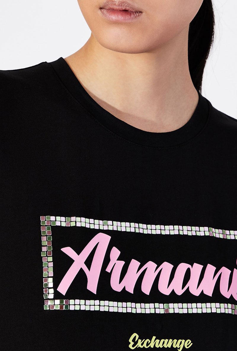 ARMANI EXCHANGE SLIM LETTERING TSHIRT