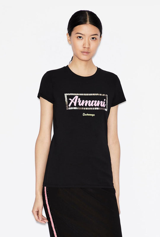 ARMANI EXCHANGE SLIM LETTERING TSHIRT