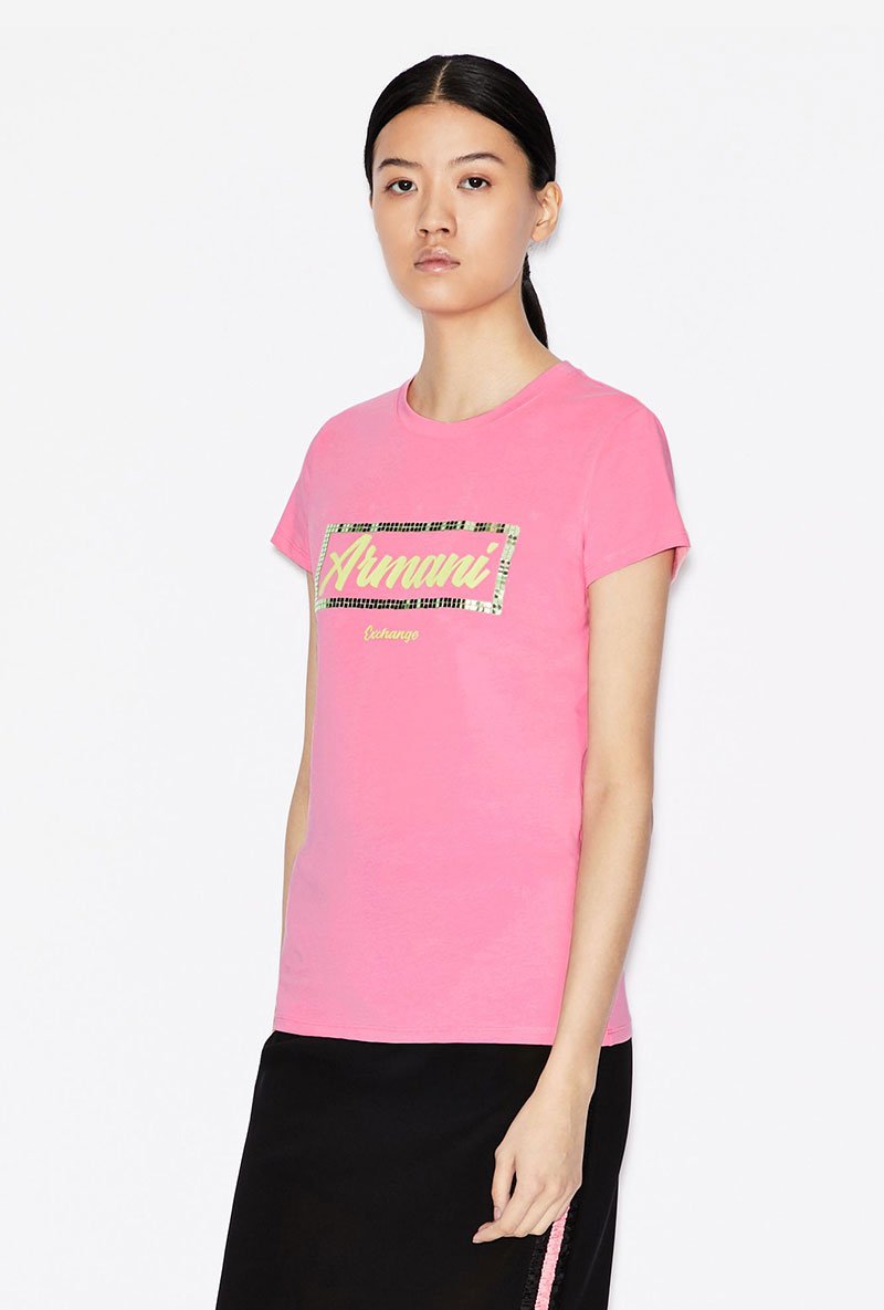 ARMANI EXCHANGE SLIM LETTERING TSHIRT