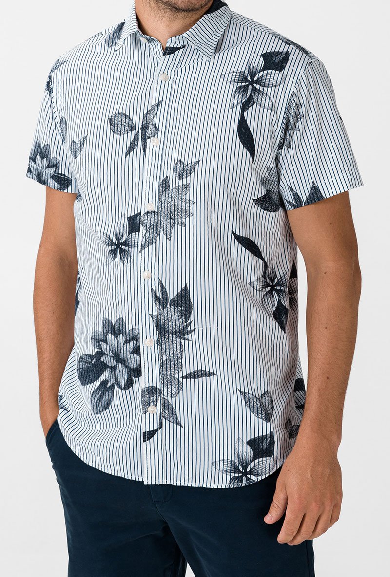 JACK AND JONES FLOWER JJ SHIRT