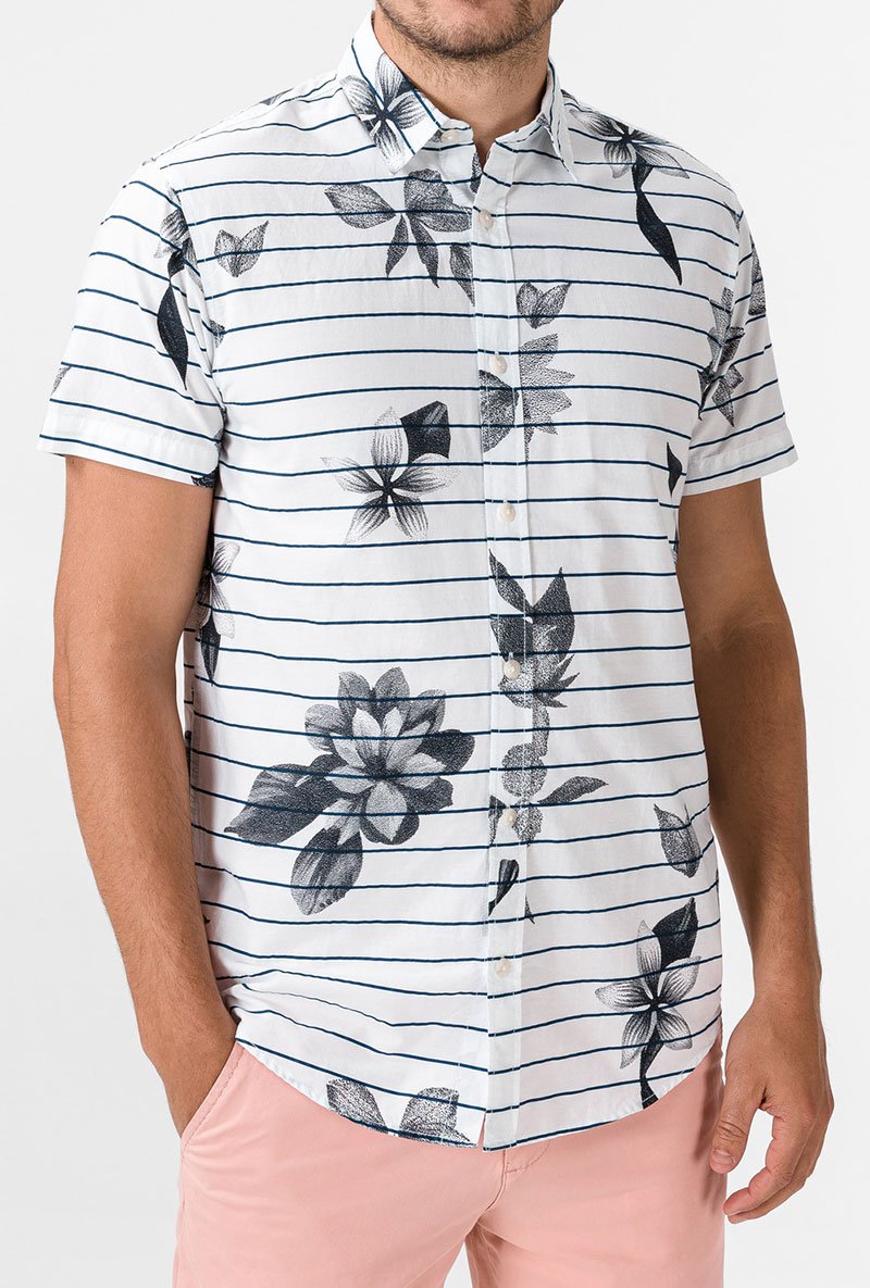 JACK AND JONES FLOWER JJ SHIRT