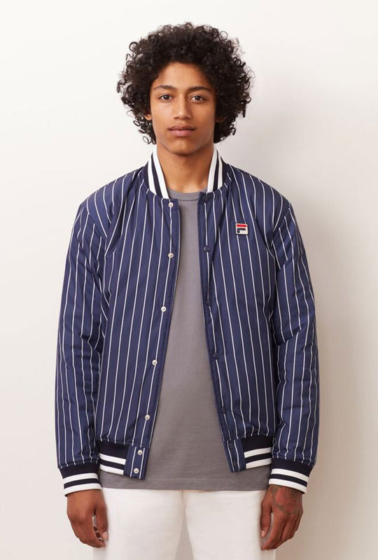 LAKELAND STRIPED BOMBER JACKET