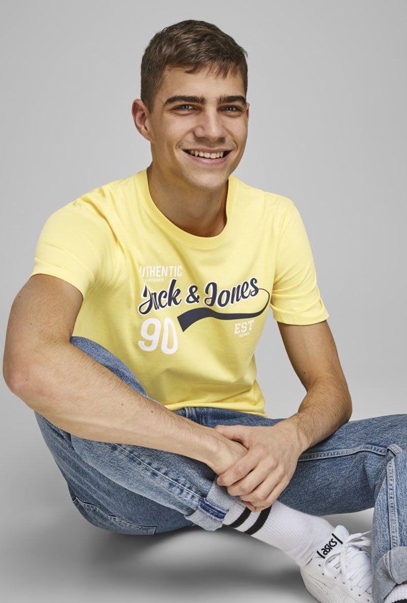 JACK AND JONES ATHENTIC LOGO TEE