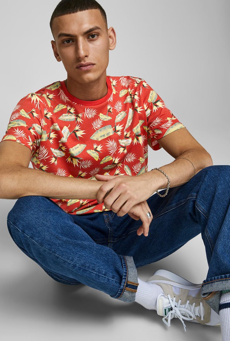 JACK AND JONES TROPICAL JJ TEE