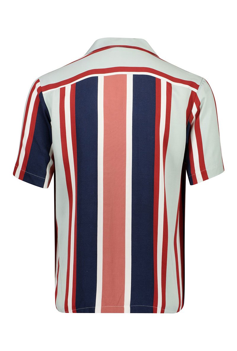 STRIPED VISCOSE SHIRT