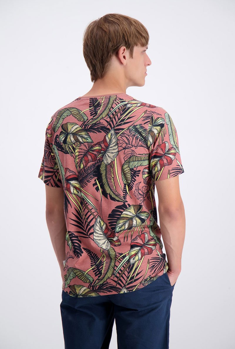 TROPICAL AOP TEE