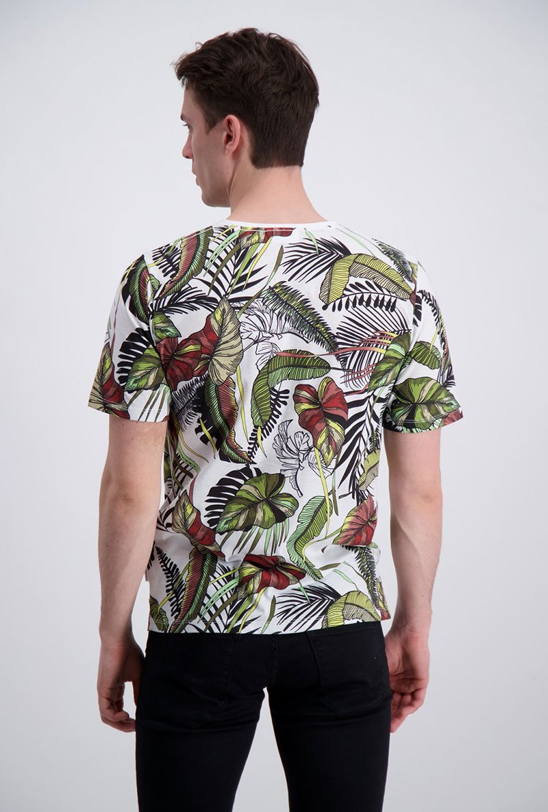 TROPICAL AOP TEE