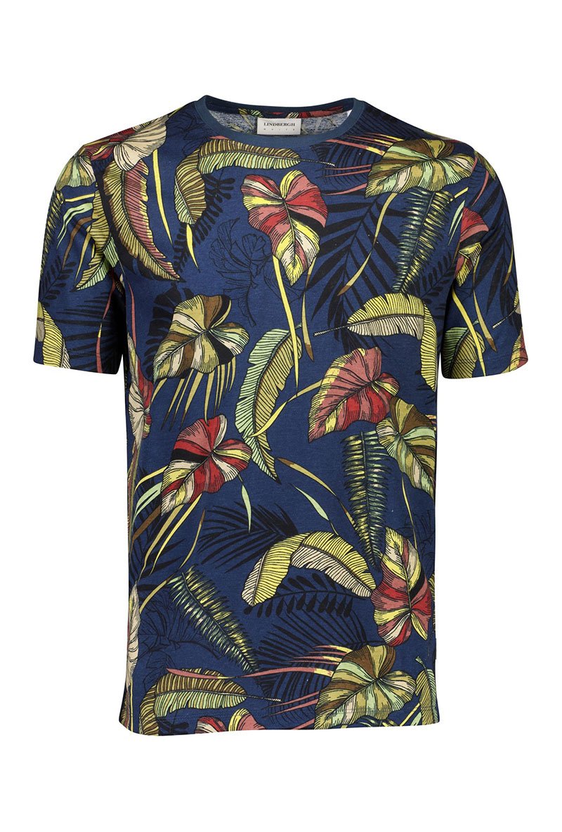 TROPICAL AOP TEE