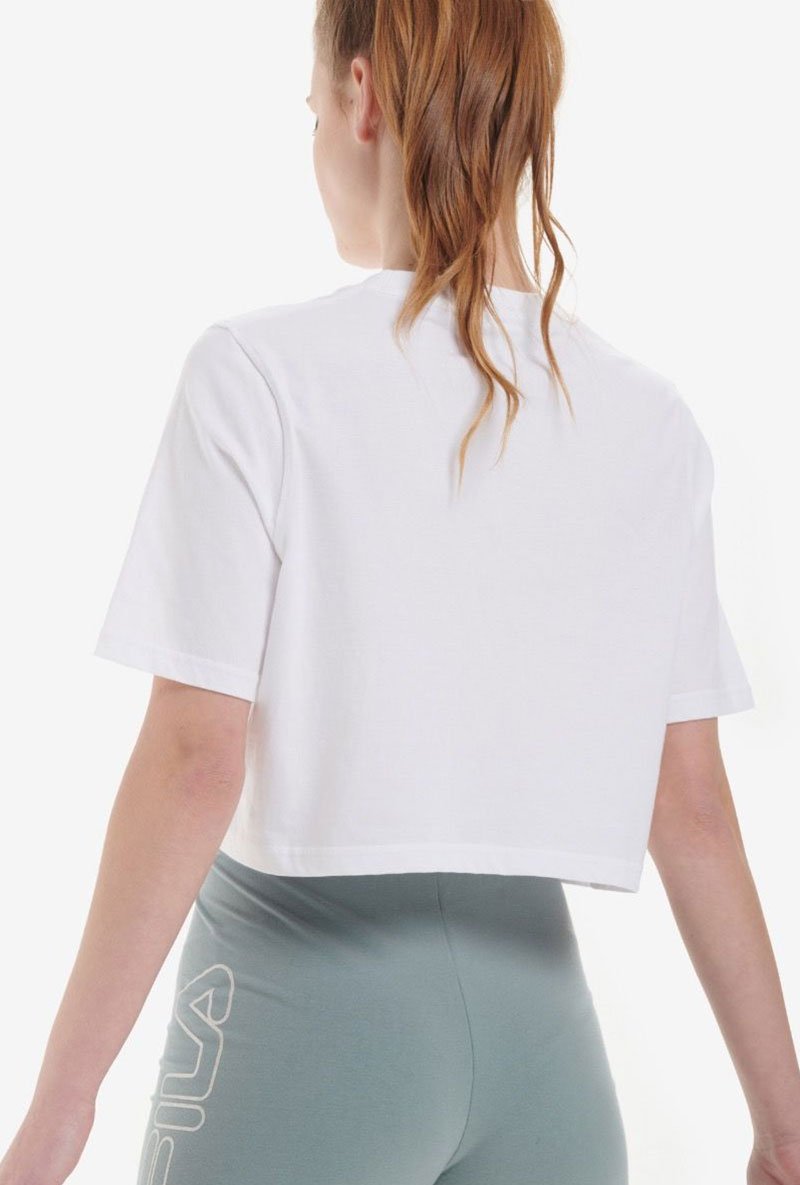 NASIBA DIAMANTE CROP LOGO TEE