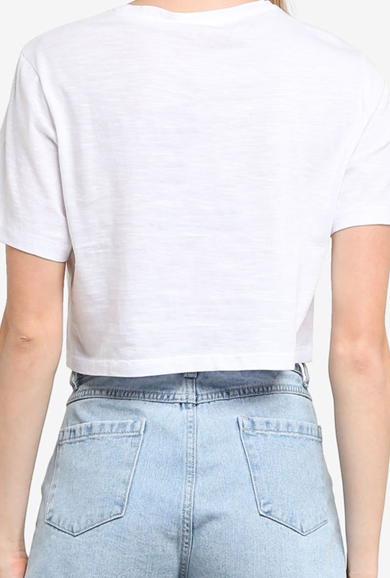 ONLY MADRID CROPPED TEE