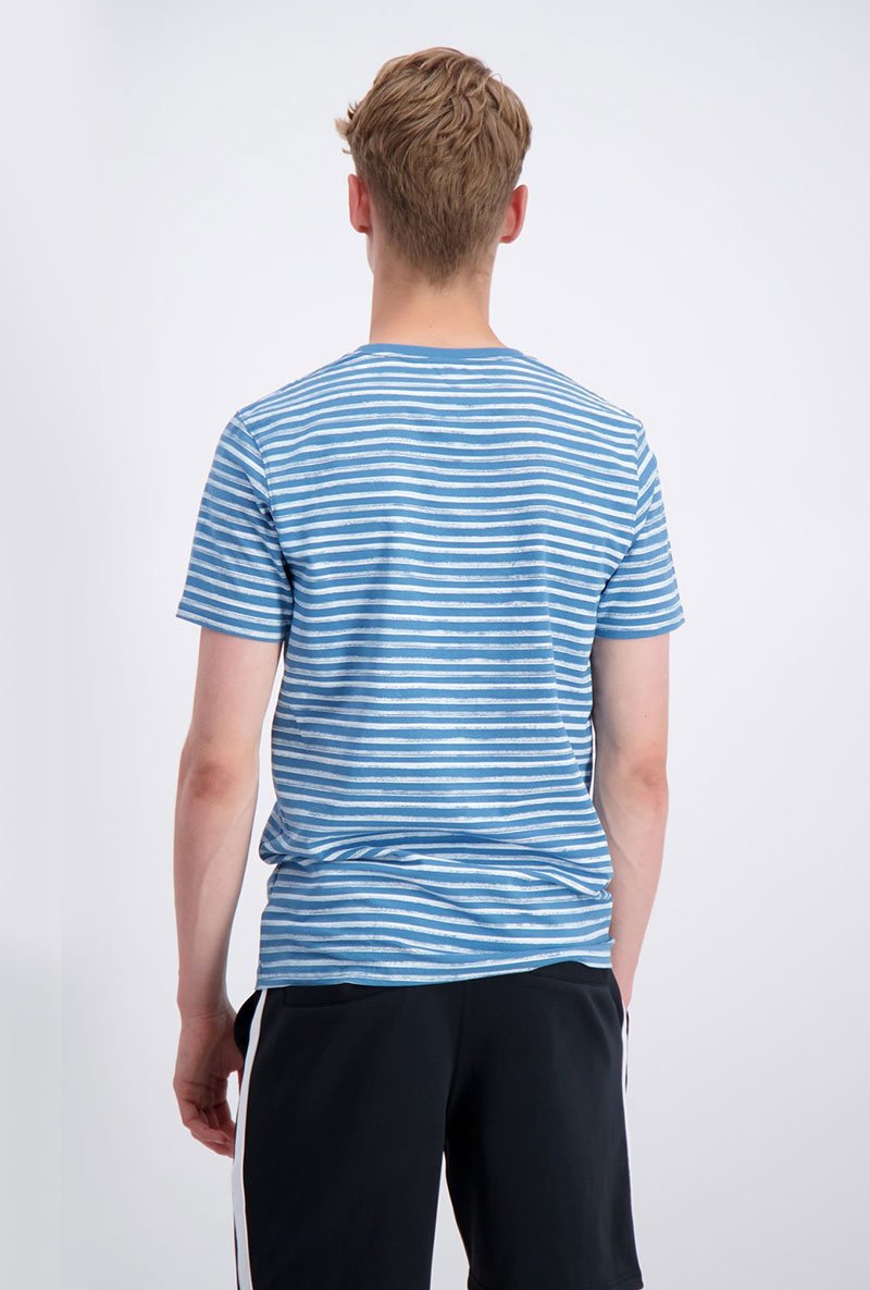 PRINTED STRIPE TEE