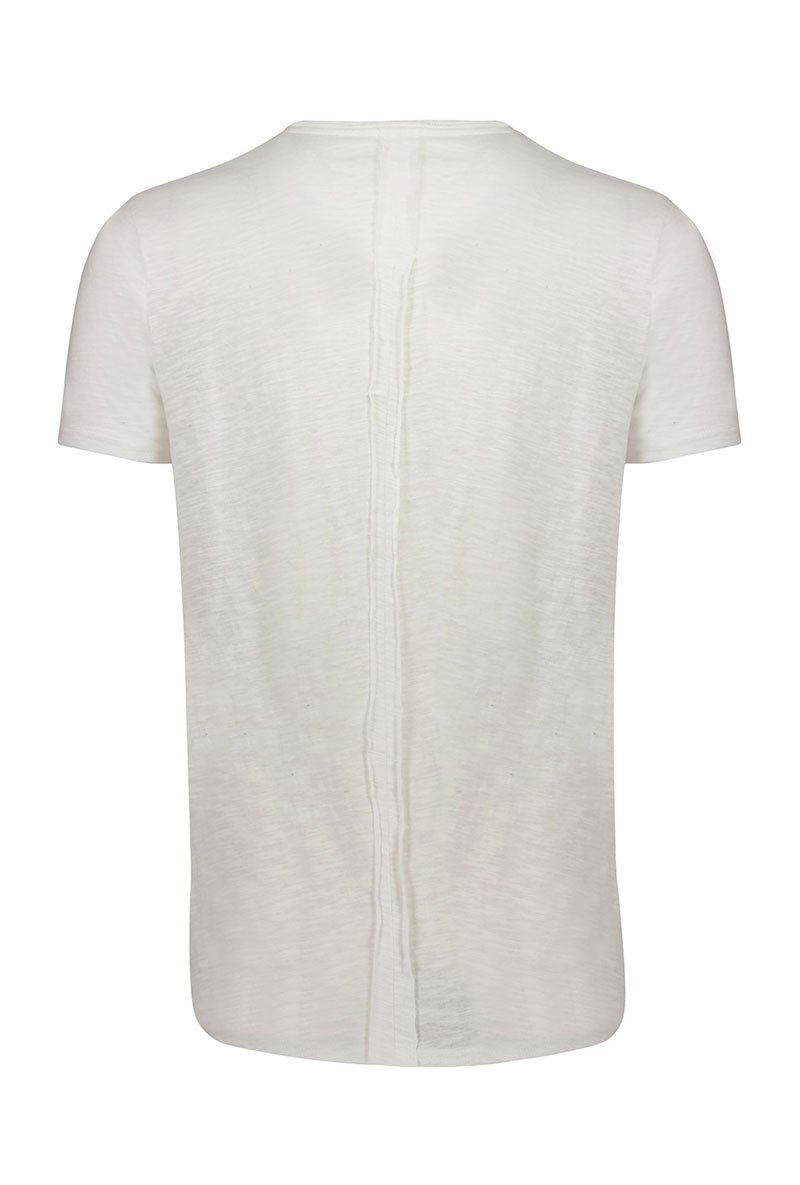 RAW NECK SLUB TEE