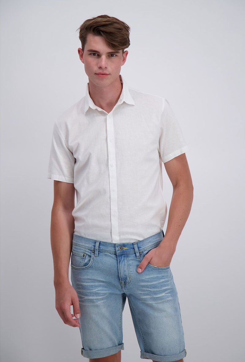 COTTON LINEN SHIRT
