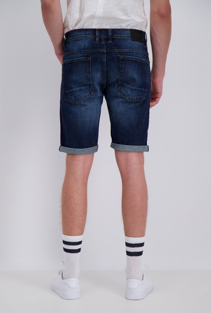 REGULAR FIT DENIM SHORTS