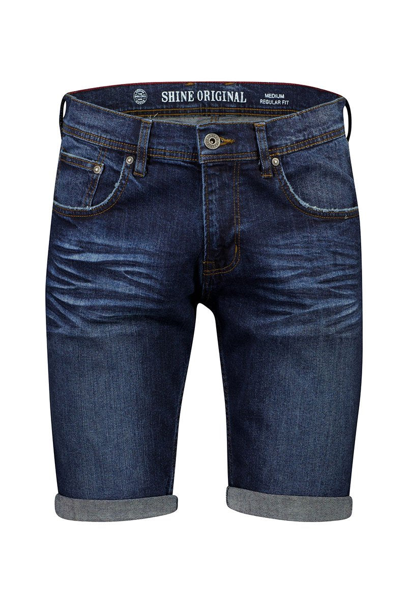 REGULAR FIT DENIM SHORTS