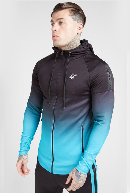 ATHLETE HYBRID ZIP THROUGH HOODIE